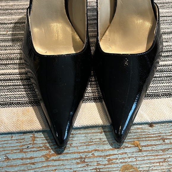 COLIN STUART d'Orsay Women Leather High Heel Pump Pointy Toe Shoe Sz 10 B - Picture 2 of 7